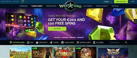 Wixstars casino codigo promocional